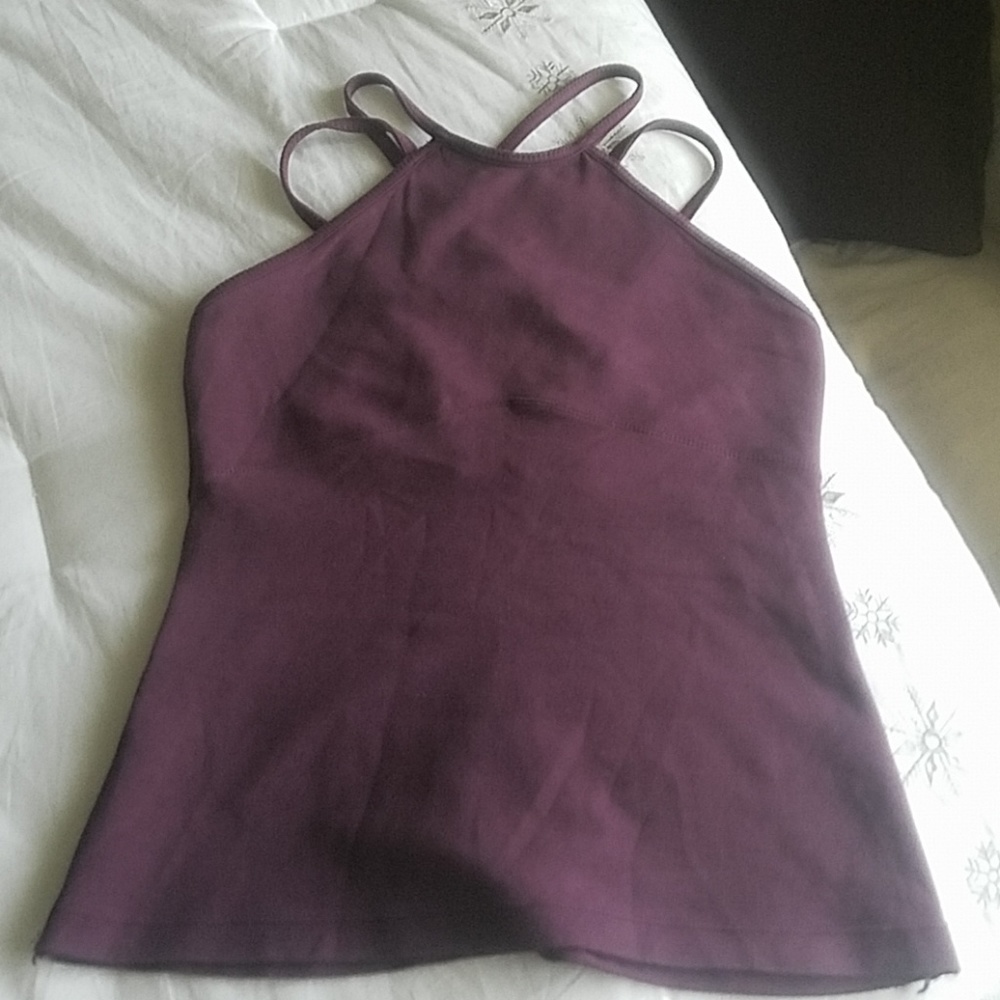 JP movement dressy tank with double crossed straps